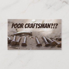 Tarjeta De Visita Artista divertida para artesanos pobres ayuda a es