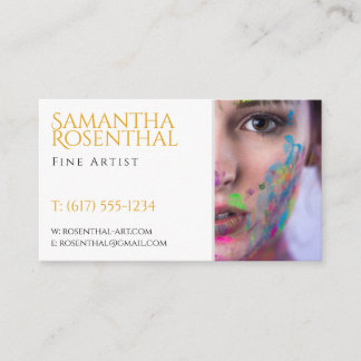 Tarjeta De Visita Artista fino | Profesional
