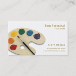 Tarjeta De Visita Artista fino | Profesional