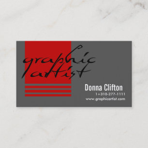 Tarjeta De Visita Artista gráfico