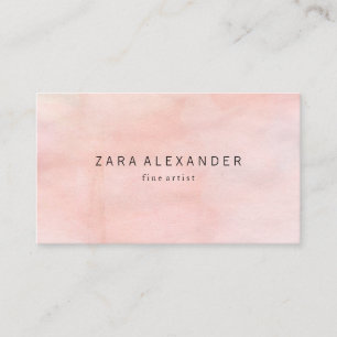 Tarjeta De Visita Artista moderno acuarela