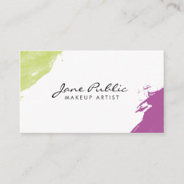 Tarjeta De Visita Artista moderno de maquillaje