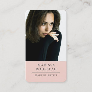 Tarjeta De Visita Artista moderno de maquillaje fotográfico