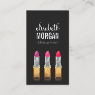 Tarjeta De Visita Artista moderno de maquillaje - Palos de belleza r