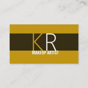 Tarjeta De Visita Artista Moderno de Maquillaje Salón de Cosmetologí