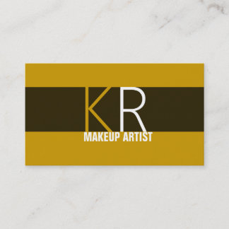 Tarjeta De Visita Artista Moderno de Maquillaje Salón de Cosmetologí