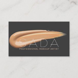 TARJETA DE VISITA ARTISTA MODERNO Y PROFESIONAL DEL MAKEUP