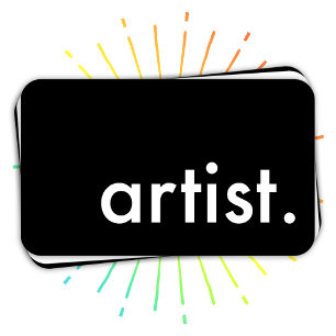 Tarjeta De Visita artista. (personalizable de color)