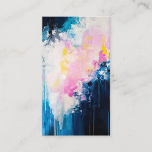 Tarjeta De Visita Artista pintor con icono de medios