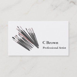 Tarjeta De Visita Artista profesional de encargo