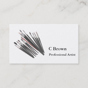 Tarjeta De Visita Artista profesional de encargo