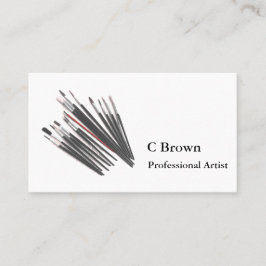 Tarjeta De Visita Artista profesional de encargo