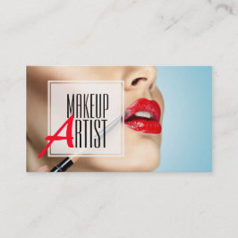 Tarjeta De Visita Artista profesional de maquillaje, belleza
