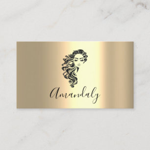 Tarjeta De Visita Artista profesional de maquillaje de pelo Eyelash 