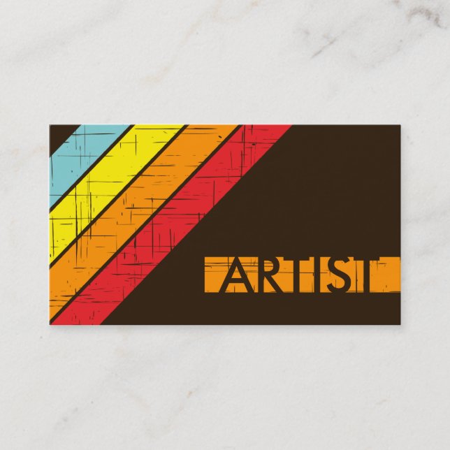 Tarjeta De Visita ARTISTA retro (Anverso)