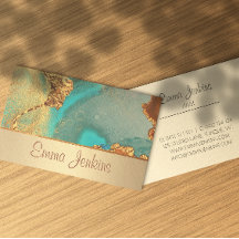 Artista Turquesa Y Oro