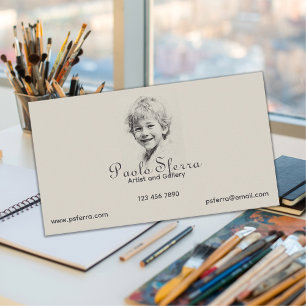 Tarjeta De Visita Artista y Galería