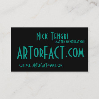Tarjeta De Visita ARTorFACT.com