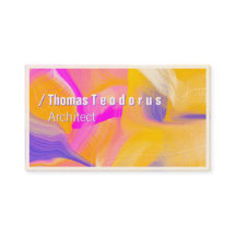 Artsy Bold Fresco Rosa Amarillo Abstracto