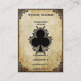 Tarjeta De Visita As del Grunge de clubs