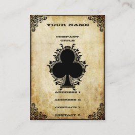 Tarjeta De Visita As del Grunge de clubs
