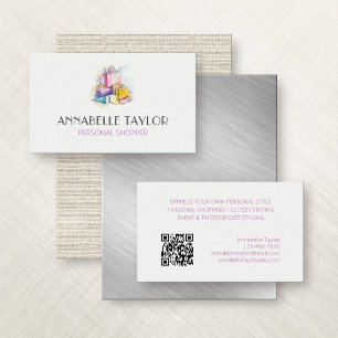 Tarjeta De Visita Asesor de Moda Personal