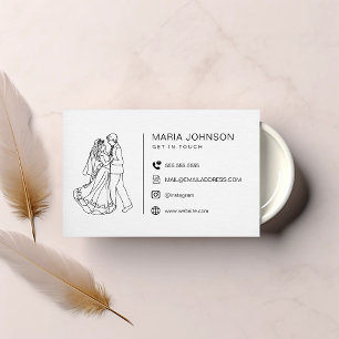 Tarjeta De Visita Asesoramiento de Matrimonio Moderno Terapeuta d