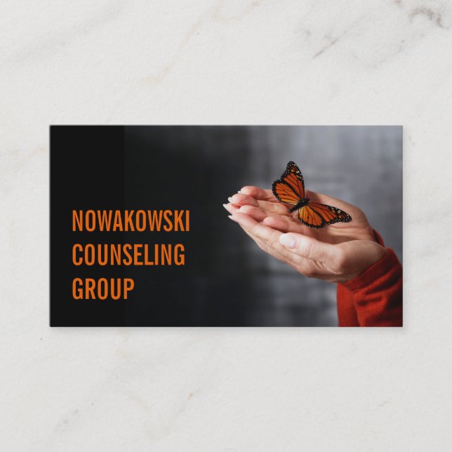 Tarjeta De Visita Asesoramiento, Entrenador, Terapia, Terapia, (Anverso)