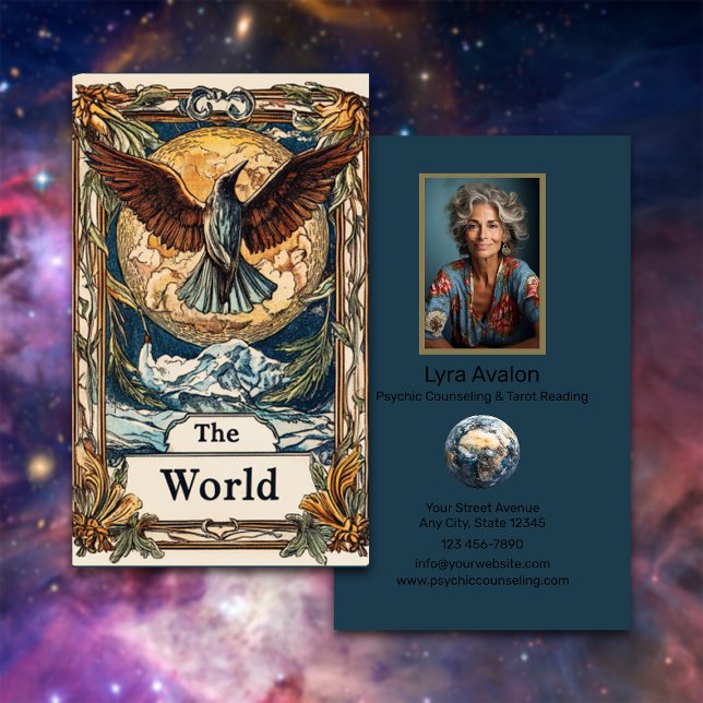 Tarjeta De Visita Asesoramiento psicológico y lectura Tarot (Subido por el creador)