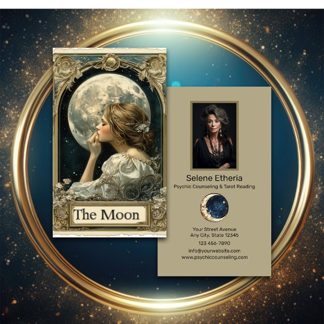 Tarjeta De Visita Asesoramiento psicológico y lectura Tarot (Subido por el creador)