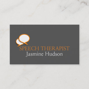 Tarjeta De Visita Asesoría terapéutica del habla y salud mental