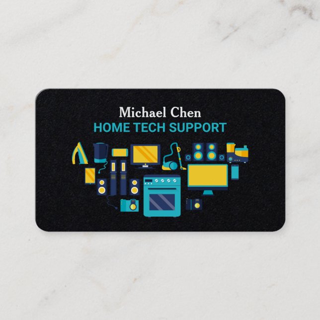 Tarjeta De Visita Asistencia técnica en casa (Anverso)