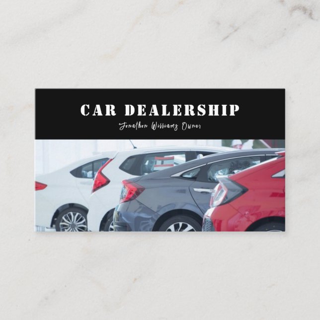 Tarjeta de visita asociada de ventas automática de (Anverso)