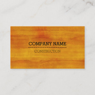 Tarjeta De Visita Aspecto de grano de madera profesional #4