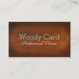 Tarjeta De Visita Aspecto de madera pulida
