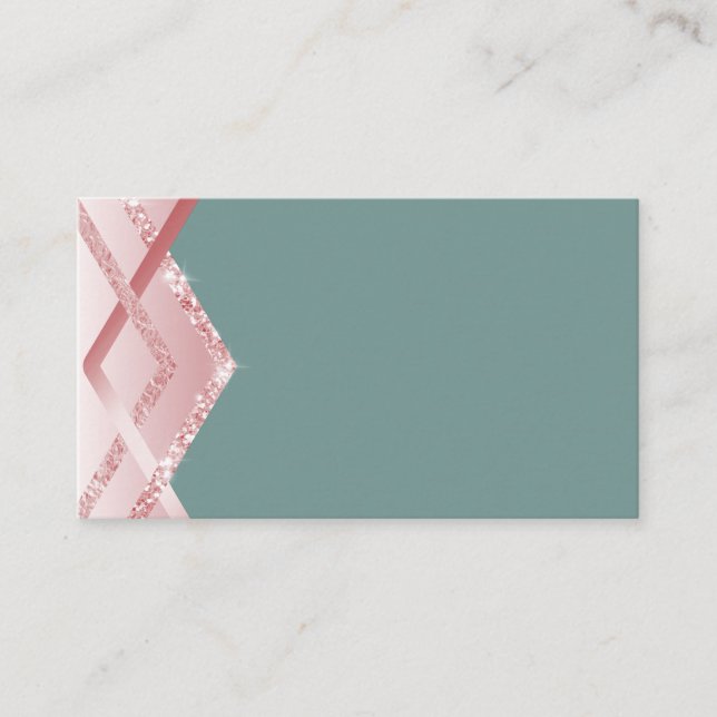 Tarjeta De Visita Aspecto del Relieve metalizado de la PLANTILLA Ros (Anverso)