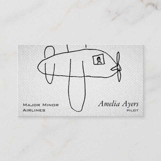 Tarjeta De Visita Aspecto Texturizado Airbeep (Anverso)
