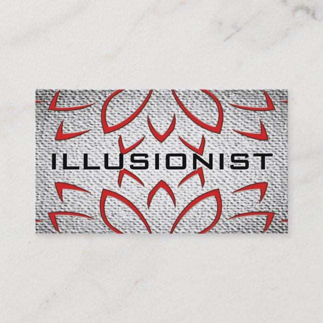 Tarjeta De Visita Aspecto Texturizado Ilusionista (Anverso)