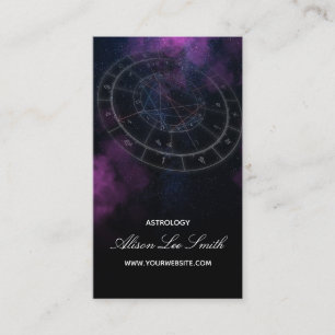 Tarjeta De Visita Astrología Consultora Astrologer