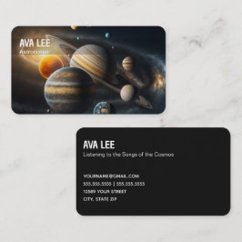 Tarjeta De Visita Astrónomo