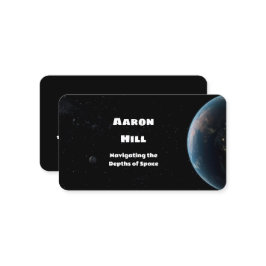 Tarjeta De Visita Astrónomo 🌟 aficionado