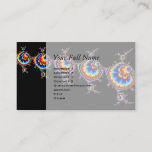 Tarjeta De Visita Ataque Ufo - Arte Fractal