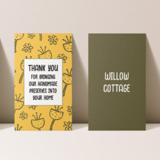 Tarjeta De Visita Atasco de cabaña de personalizable y reservas Grac