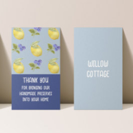 Tarjeta De Visita Atasco de cabaña de personalizable y reservas Grac