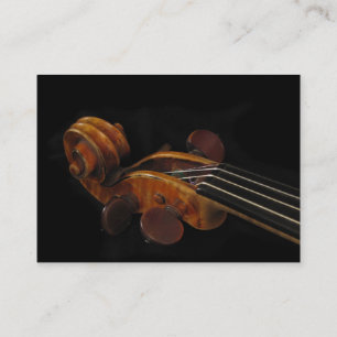 Tarjeta De Visita ATC de la voluta del violín
