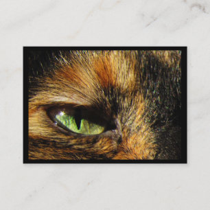 Tarjeta De Visita ATC del ojo de gato