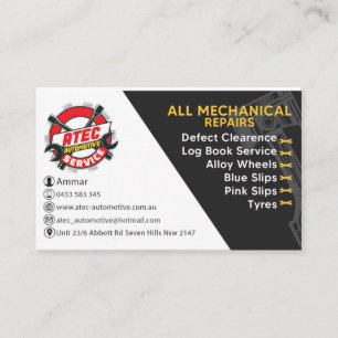 Tarjeta De Visita ATEC Automotive Business
