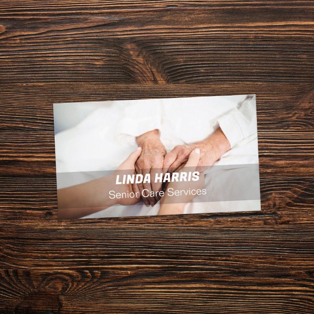 Tarjeta De Visita Atención de ancianos (Senior Care Cards)