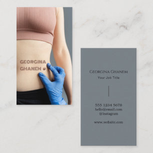 Tarjeta De Visita Atención de la salud de los pacientes médicos