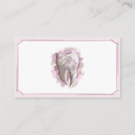 Tarjeta De Visita Atención Dental. Dentista/Asistente dental. Planti